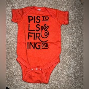 Oklahoma State University OSU onesie sz 6M